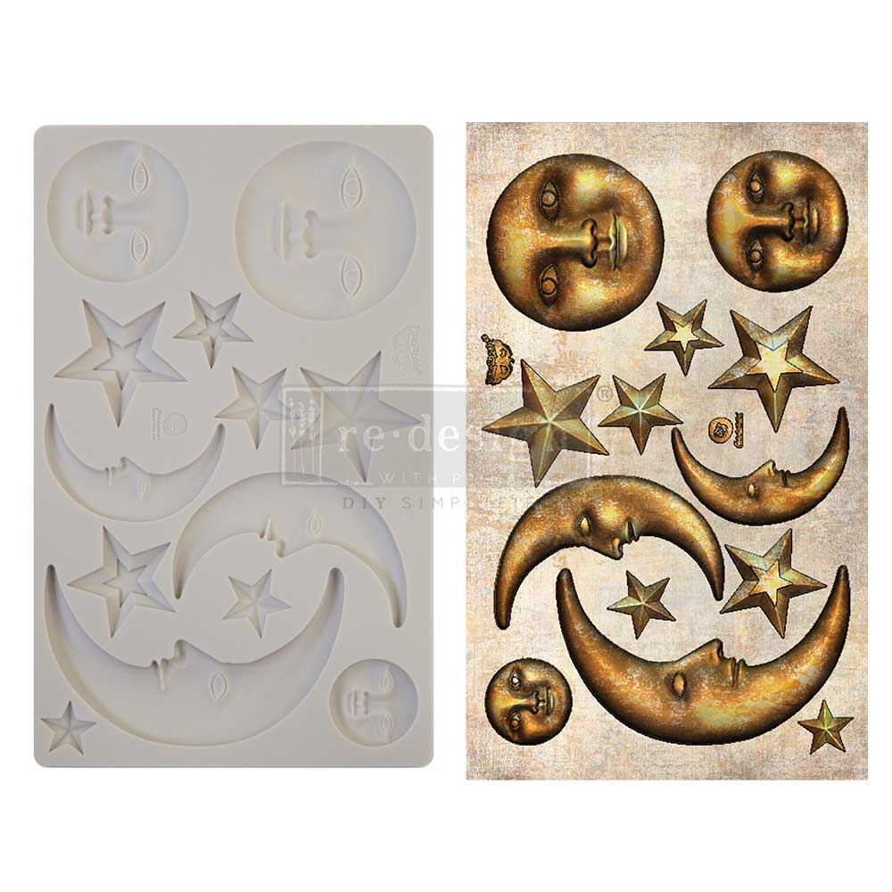 ReDesign nocturnal Elements 5"x8" Silicone Resin Molds Casting 655350968656