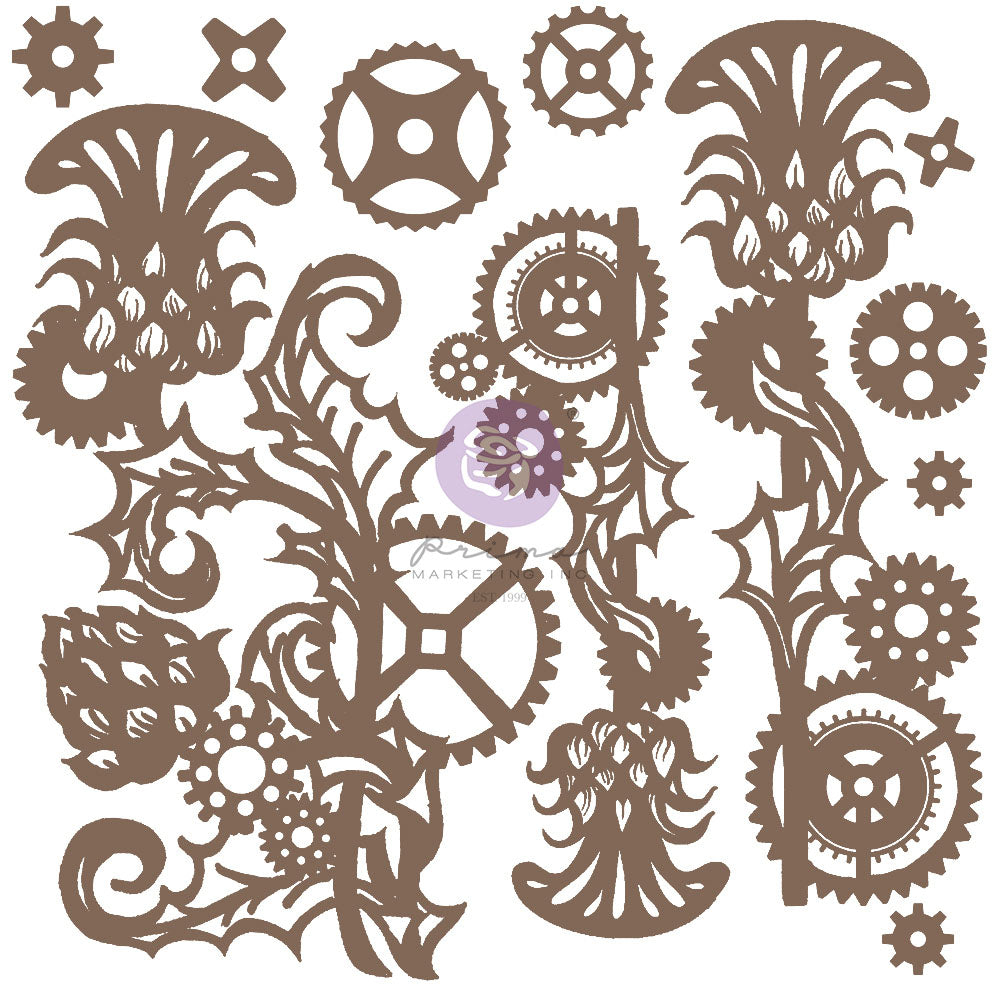 ReDesign Decorative Chipboard Mechanical Thistle 655350968908