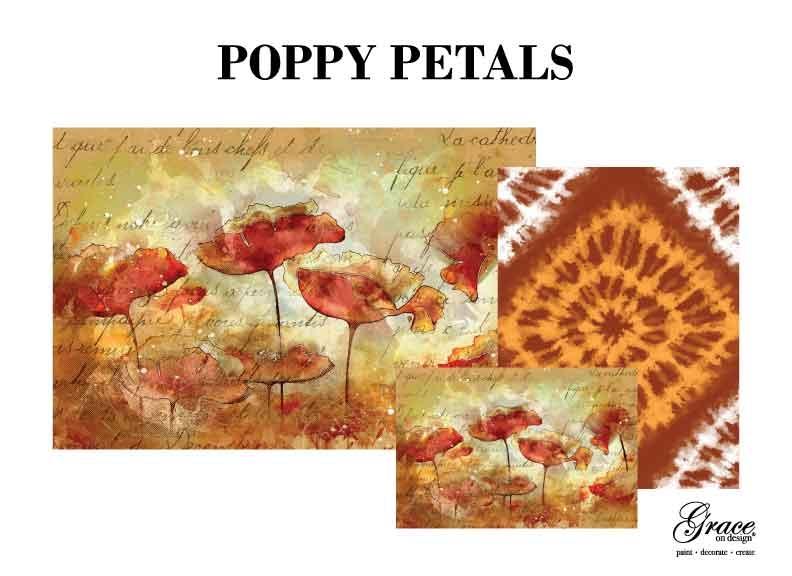 Poppy Petals Decoupage Pack - HP