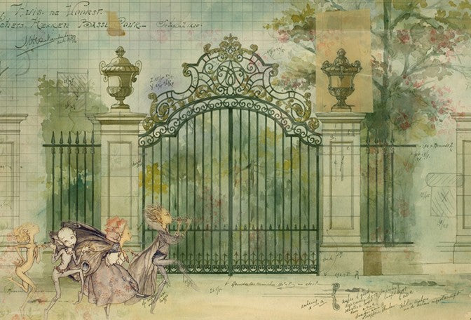 Fairy Gate - Roycycled Decoupage Paper