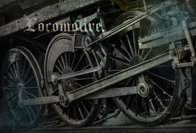 Locomotive - Roycycled Decoupage Paper