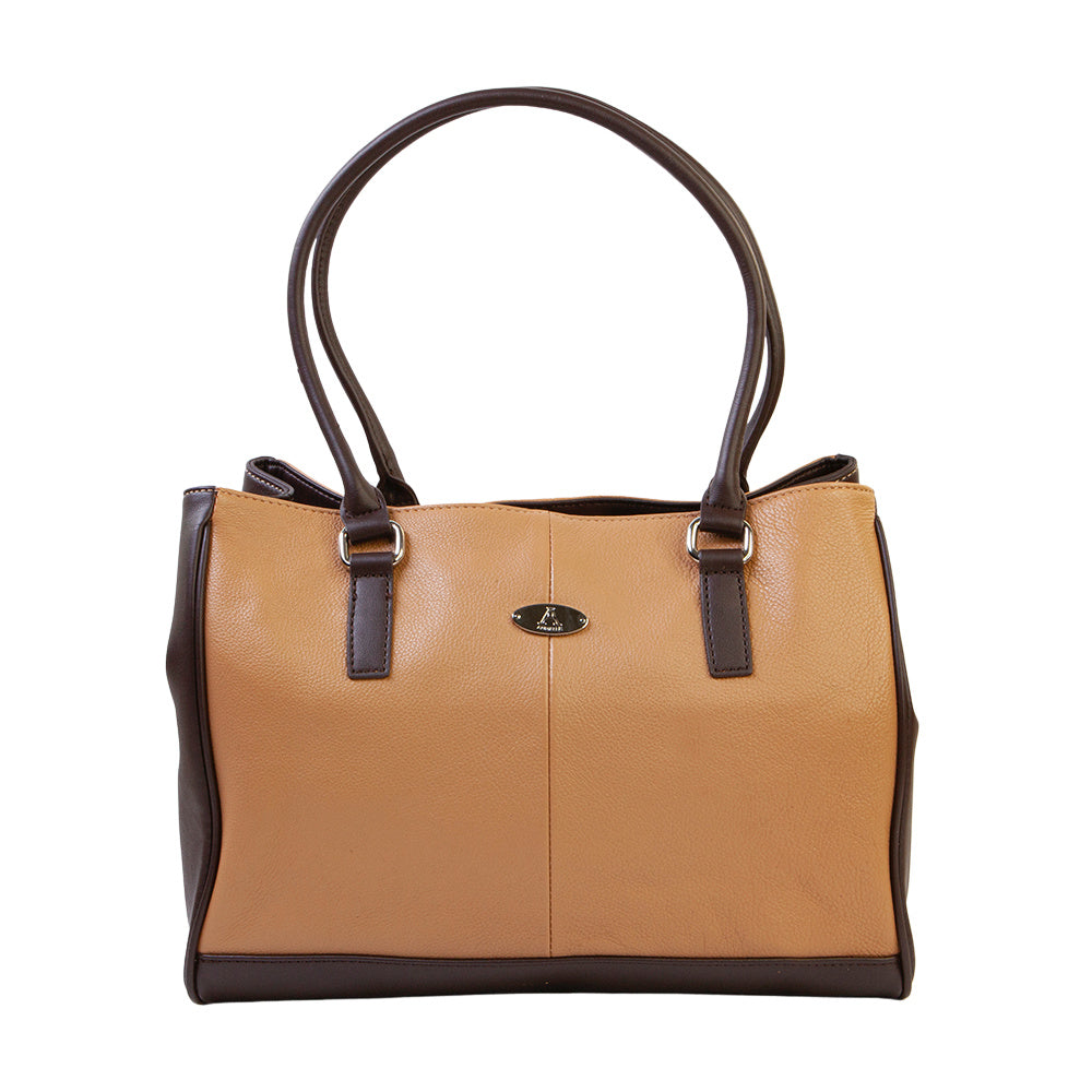 Redesign With Prima Hand Bag Shoulder Bag A200 BROWN 7.5" x 12" x 9.5" 655350652470