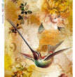 Animals 0203 (Golden Hummingbird) Rice Paper - Paper Designs