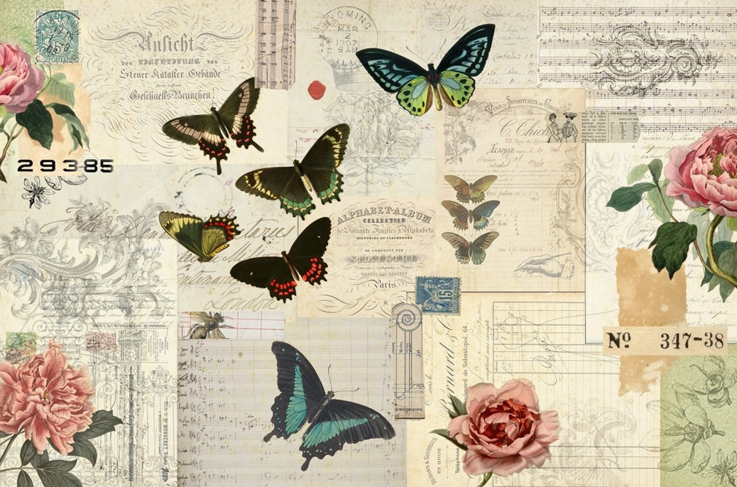Butterfly Masterboard - Roycycled Decoupage Paper
