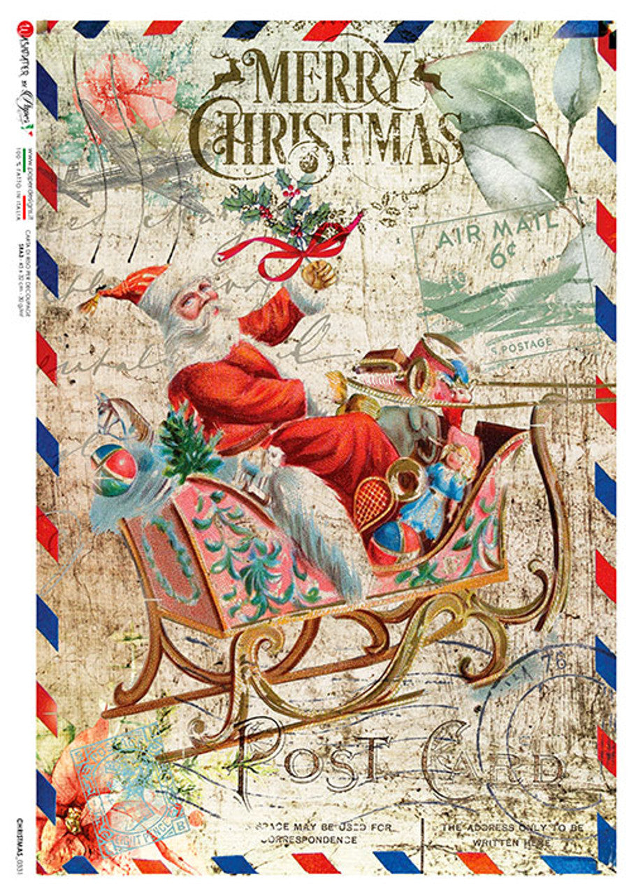Christmas 0331 Rice Paper- Decoupage Queen