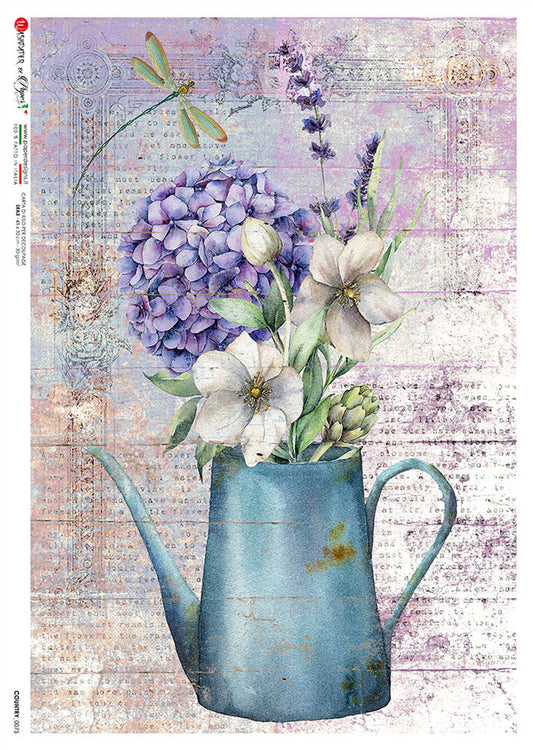 Country 0075 Rice Paper- Decoupage Queen