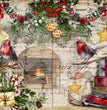 Festive Robins Rice Paper - Decoupage Queen