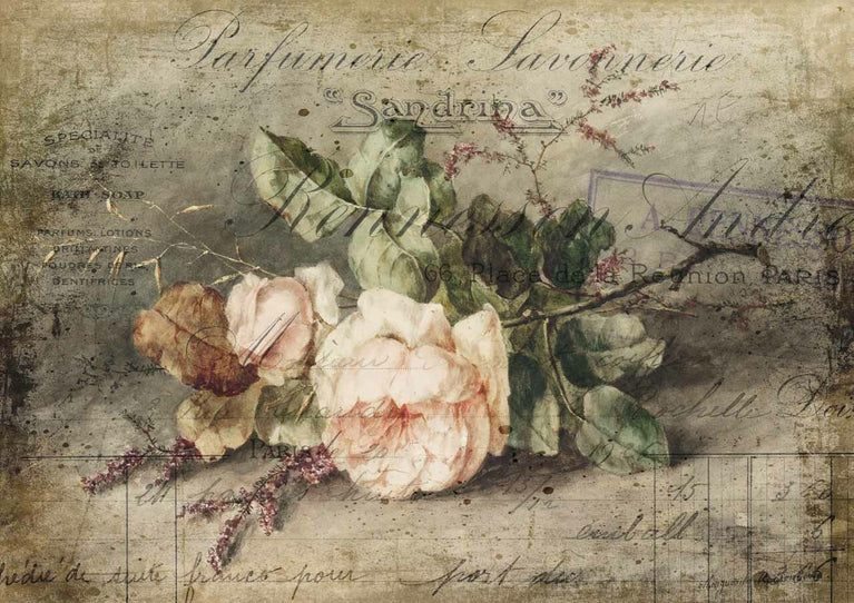 Sandrina Rice Paper- Decoupage Queen