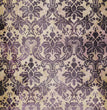 Lavender Damask Rice Paper - Decoupage Queen