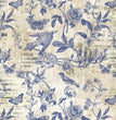 Blue Flight Rice Paper - Decoupage Queen