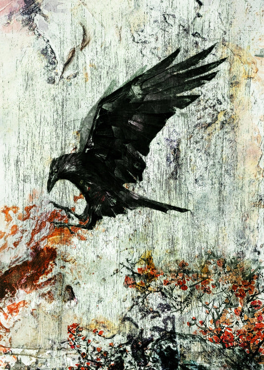 Andy Skinner, Quoth The Raven Rice Paper- Decoupage Queen