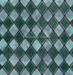 Dainty and the Queen - Teal Handpainted Harlequin Rice Paper