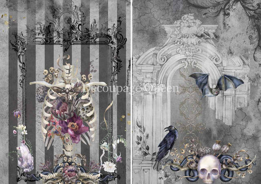 Forest Lore, Happily Encaged Rice Paper - Decoupage Queen