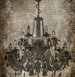 Crystal Chandelier Rice Paper - Decoupage Queen