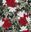 Forest Lore, Christmas Floral Black Rice Paper - Decoupage Queen