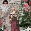Shabby Santa Rice Paper - Decoupage Queen