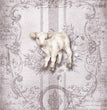 Spring Grain Sack Lamb Rice Paper - Decoupage Queen