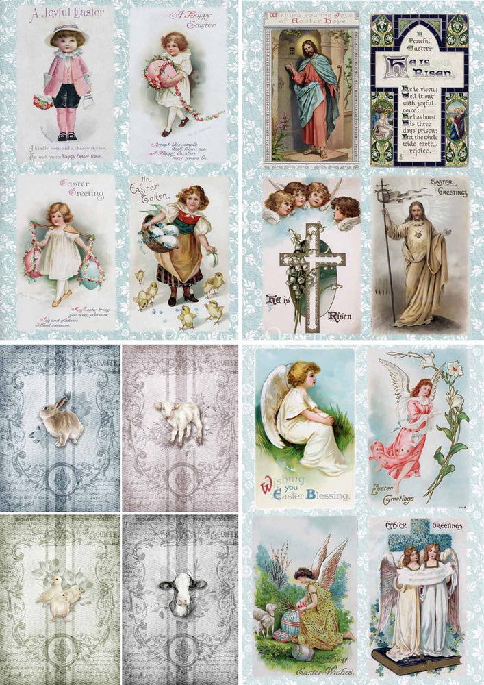 Easter Minis Rice Paper - Decoupage Queen