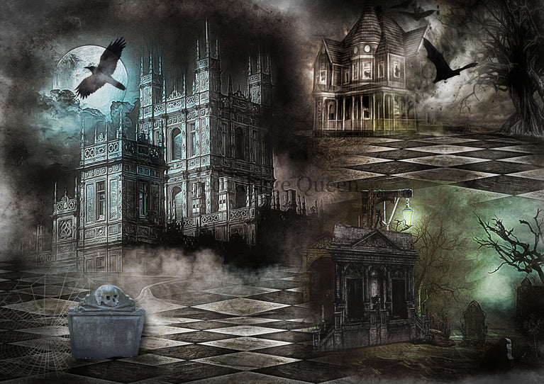 Haunted Places Rice Paper (Ltd. Edition)-  Decoupage Queen