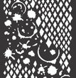 Distressed Diamond Splatter Stencil, A4 - Decoupage Queen