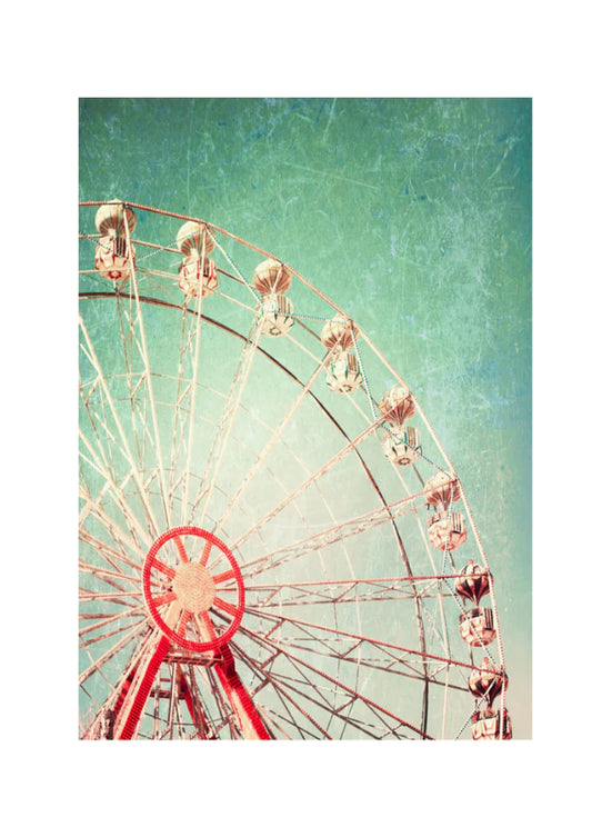 Ferris Wheel - Decoupage Paper - MINT/GGS
