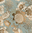 Foil Bird - Decoupage Paper - MINT/GGS