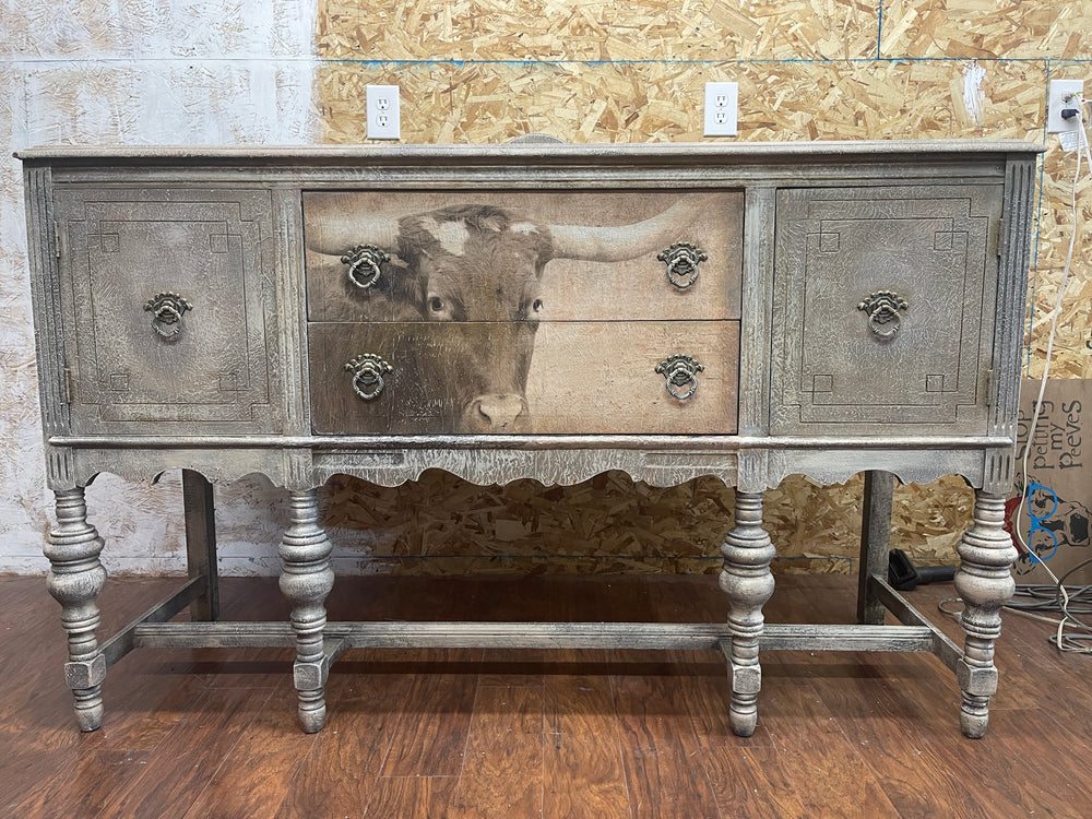 Texas Longhorn - Decoupage Paper - MINT/GGS