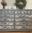 Weathered Damask Rice Paper - Decoupage Queen