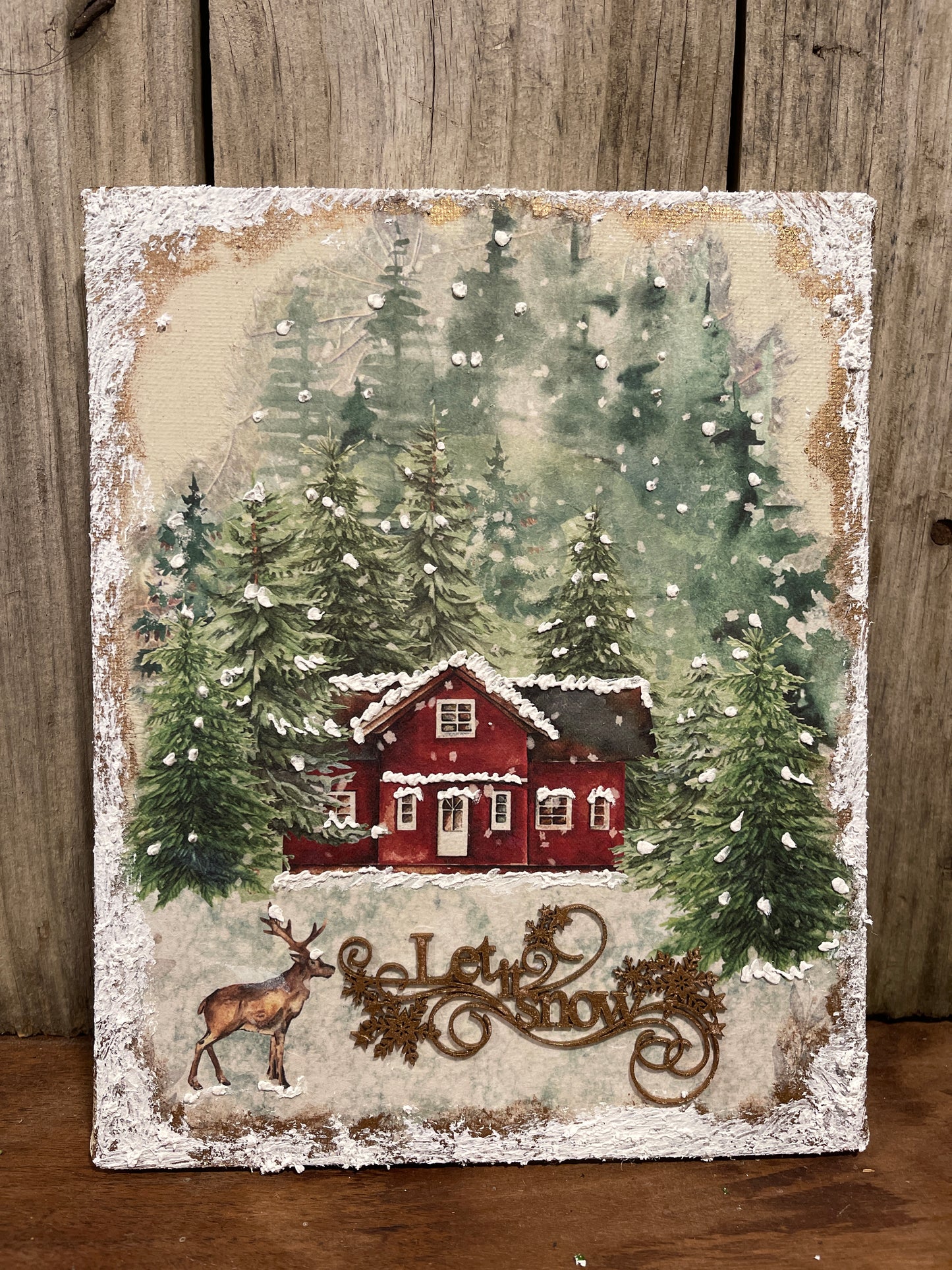 Home for the Holidays Rice Paper- Decoupage Queen