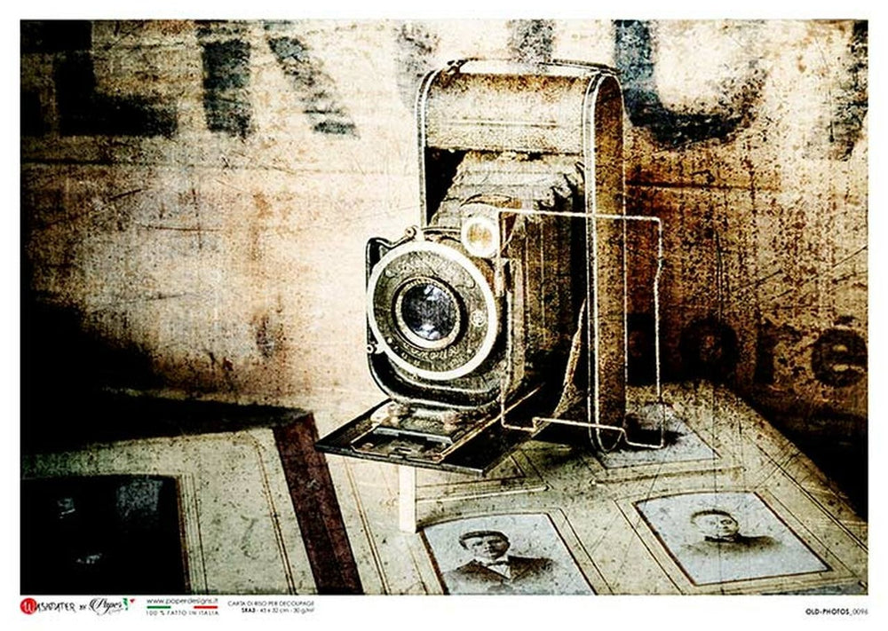 Old Photos (Antique Camera) 0096 Rice Paper - Paper Designs