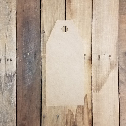 Price Tag, Wooden Shape, Paintable MDF Craft