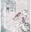 Birds with Cage (R0704) Rice Paper- ITD Collection