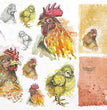 Farm Rooster Portraits (R1572) Rice Paper- ITD Collection