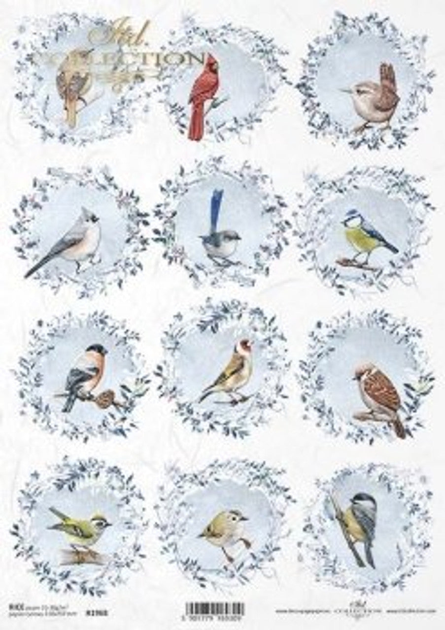 Bird Portrait Rice Paper (R1968) - ITD Collection