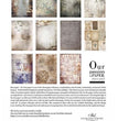 Old Diary Ephemeral Moments Rice Paper Pack (11 Papers) - ITD Collection