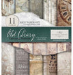 Old Diary Ephemeral Moments Rice Paper Pack (11 Papers) - ITD Collection