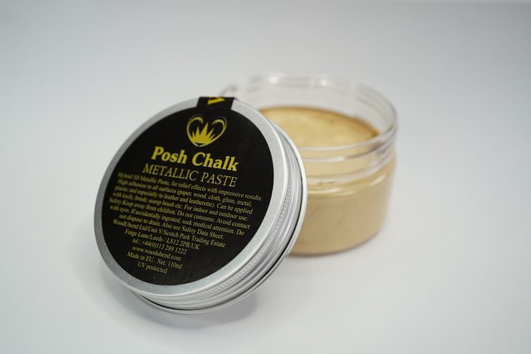Shiny Gold Metallic Posh Chalk Paste- WoodUbend