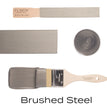 Brushed Steel - Fusion Mineral Metallic Paint