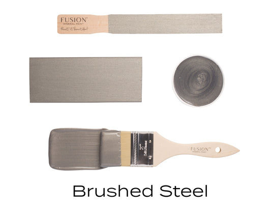 Brushed Steel - Fusion Mineral Metallic Paint
