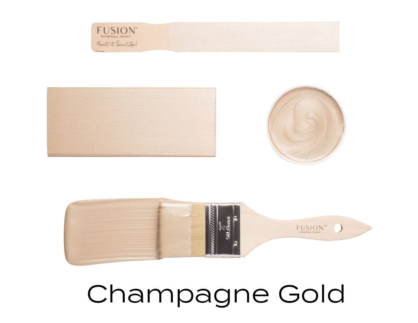 Champagne Gold- Fusion Mineral Metallic Paint