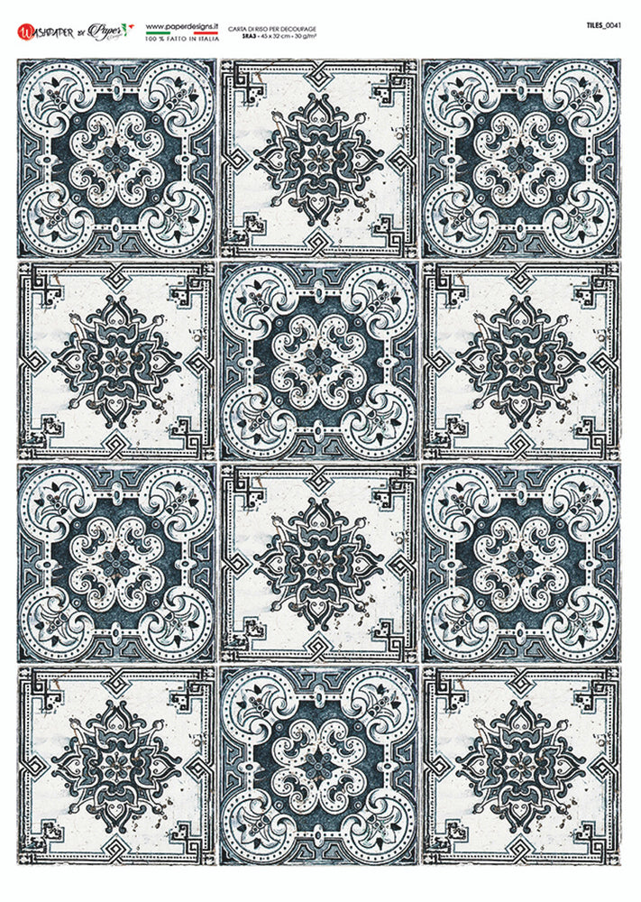 Tiles 0041 Rice Paper- Paper Designs