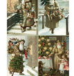 Vintage Santas Rice Paper (TT 32) - Calambour