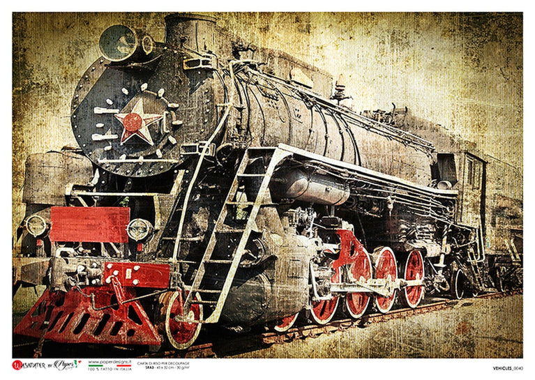 Vehicles 0040/0003 Rice Paper - Paper Designs