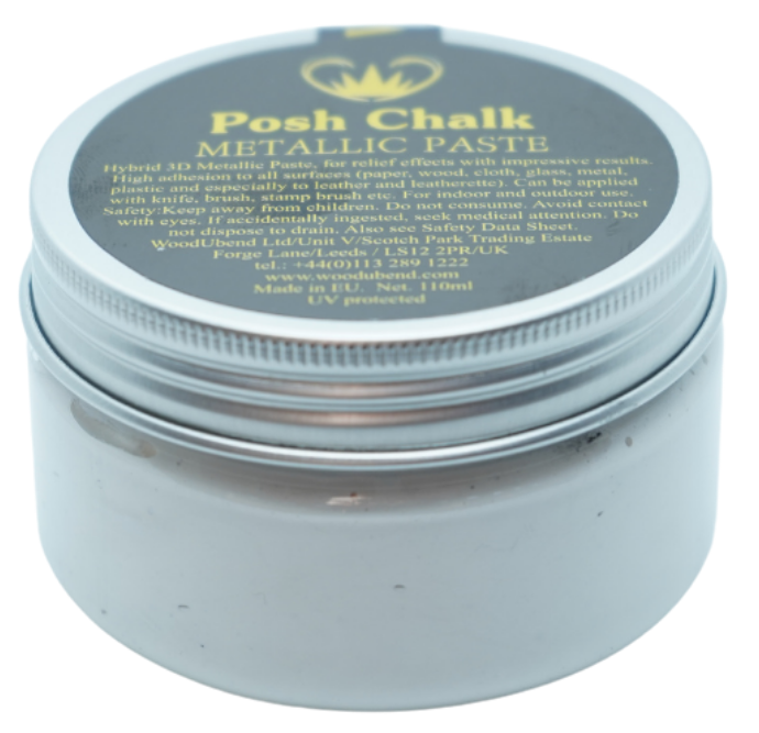 White Titanium Posh Chalk Paste- WoodUbend
