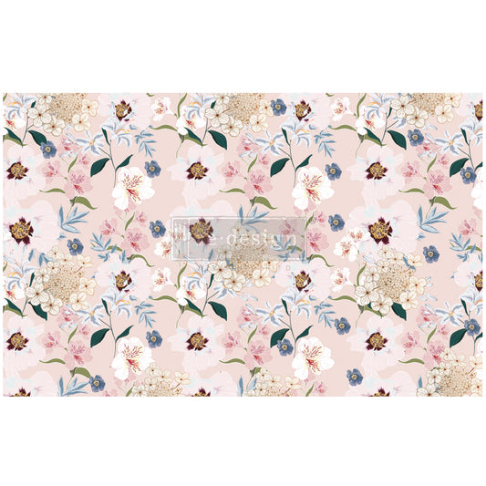SF-Blush Floral - ReDesign Decoupage Tissue Paper