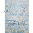 Gilded Blue Birds (#1022) Rice Paper - AB Studios