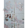 Gilded Blue & Pink Angels (#1027) Rice Paper - AB Studios