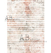 Coral Stripes Rice Paper (#0689) - AB Studios