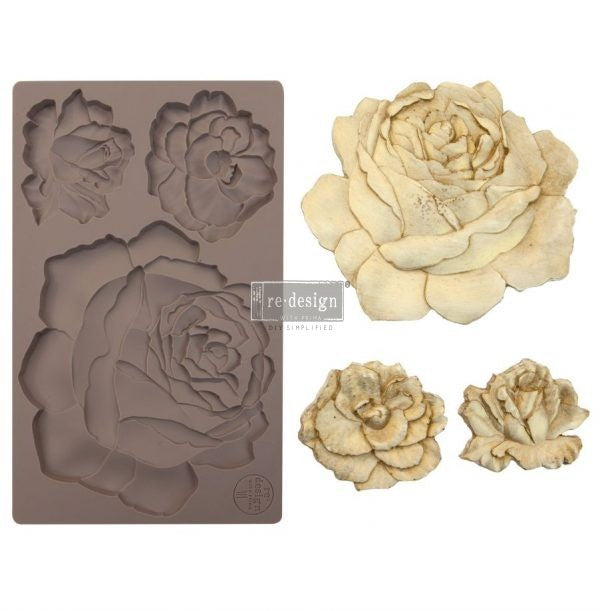 Etruscan Rose Mould - ReDesign by Prima