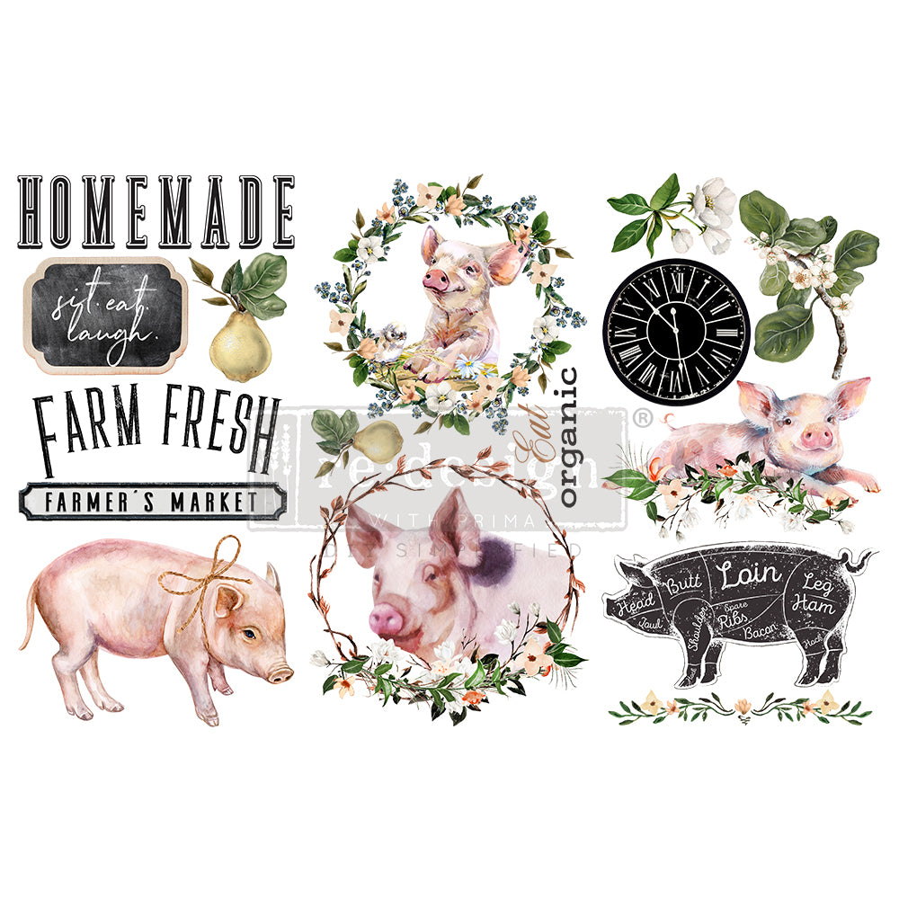Farm Fresh, 6"x12" - ReDesign Small Decor Transfer
